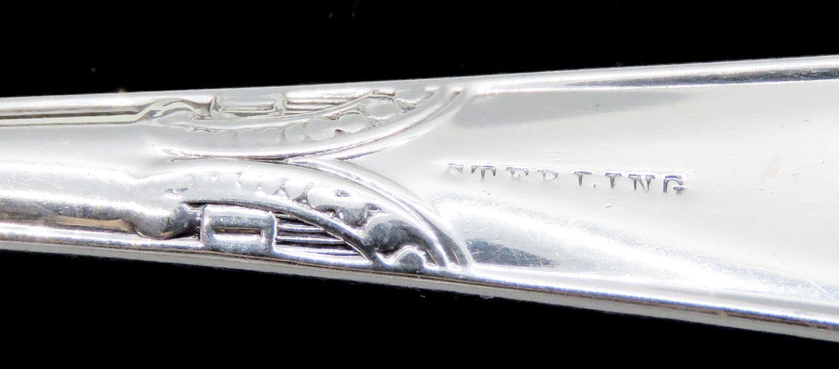 11 Antique Sterling Silver Gorham Domestic 1881 Dessert Forks NO MONO 6"