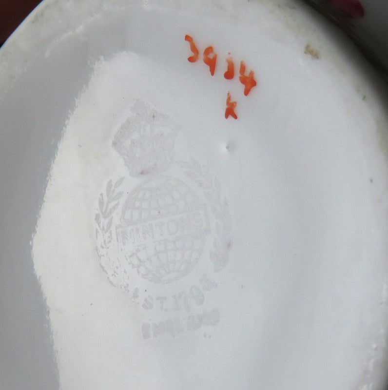 2 Antique English Creamers mid 1800s Pink Lustre and Floral Mintons c1900