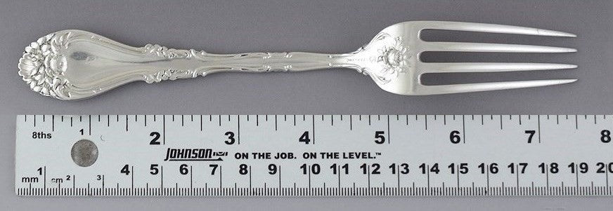 Great set 3 Durgin Sterling Silver Marechal Niel Forks