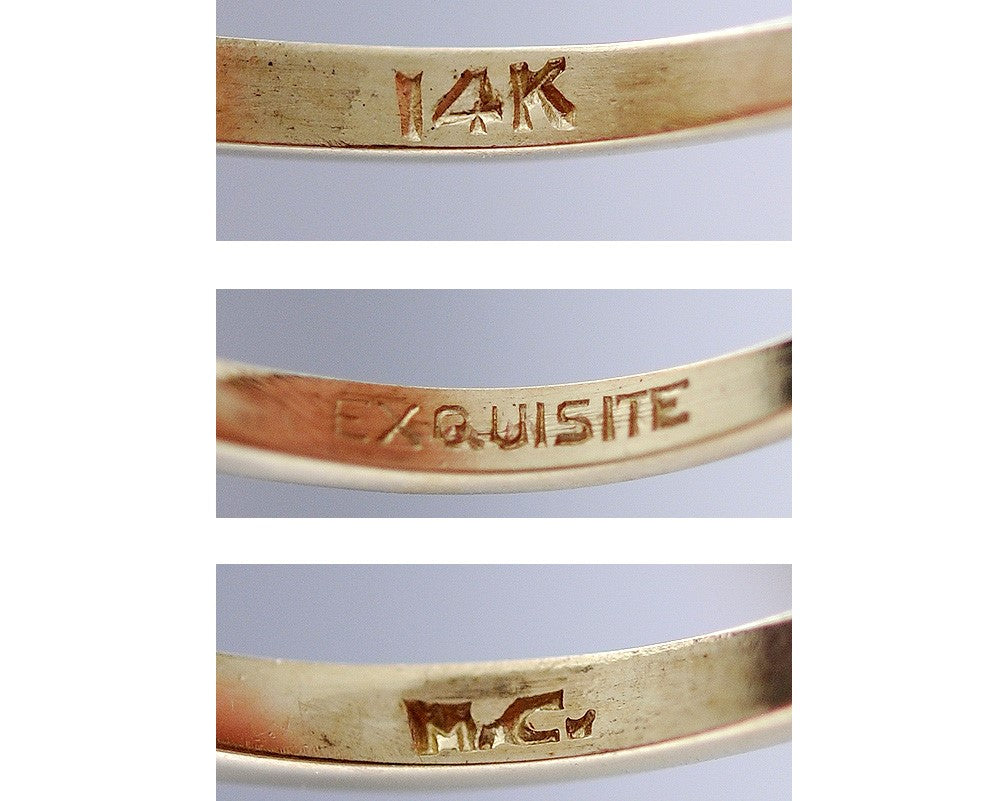 Exquisite Large Pearl & Diamond Halo 14K Yellow Gold Ring Size 7