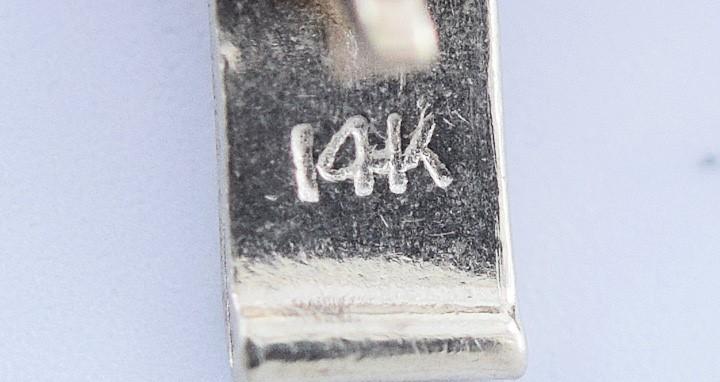 Dazzling 14k White & Yellow Gold Diamond Necklace