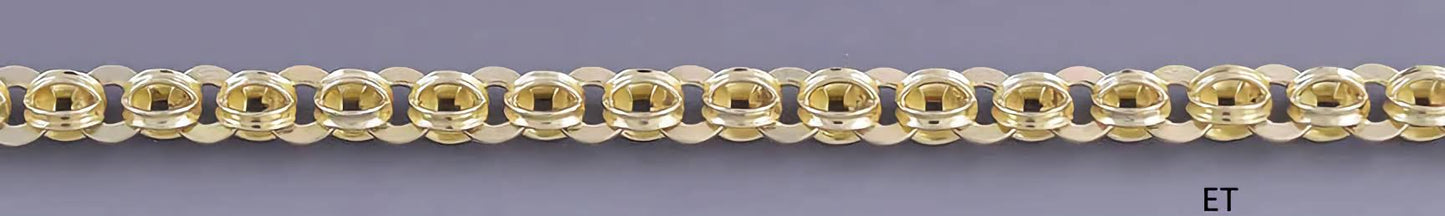 c1855-1885 Lovely Victorian American 14k Gold Chain Necklace