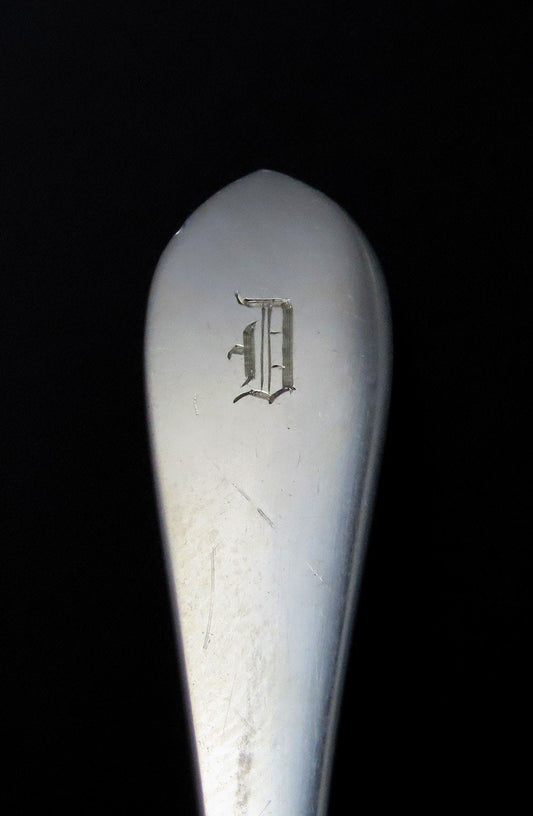 Set 11 Dominick Haff Sterling Silver Pointed Antique Demitasse Spoons D Mono