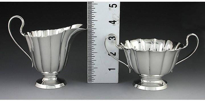 1950s 3p Worden-Munnis Co Sterling Dublin Pat Tea Set