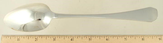 Antique 1810 Coin Silver Classic Coffin End Tablespoon/Place Spoon