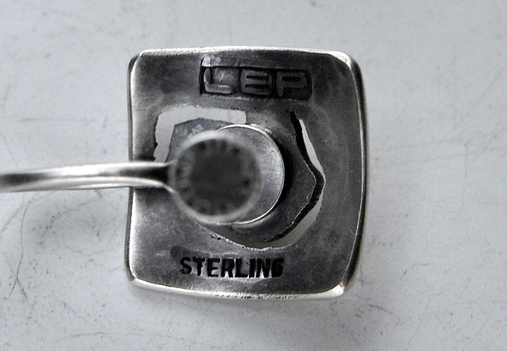 3 Pairs Lorna Pearson Sterling Silver Screw Back Earrings Hand Made