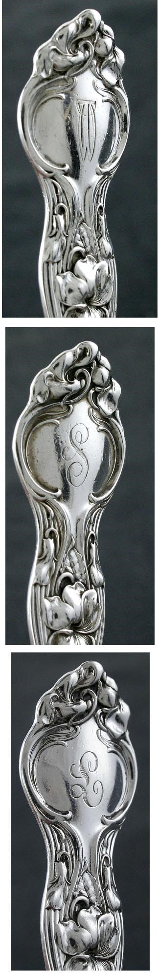 8 Wallace Violet Pattern Sterling Silver Dinner Forks