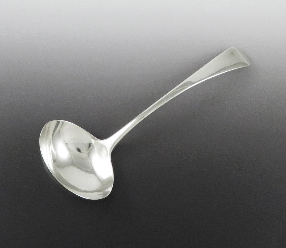 Antique Georgian 1801 English Sterling Silver Gravy Sauce Ladle 6 1/2" NO MONO