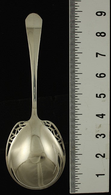 Vintage Dominick Haff Queen Anne 1910 Sterling Silver Berry Serving Spoon