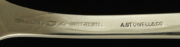 Vintage Dominick Haff Queen Anne 1910 Sterling Silver Berry Serving Spoon