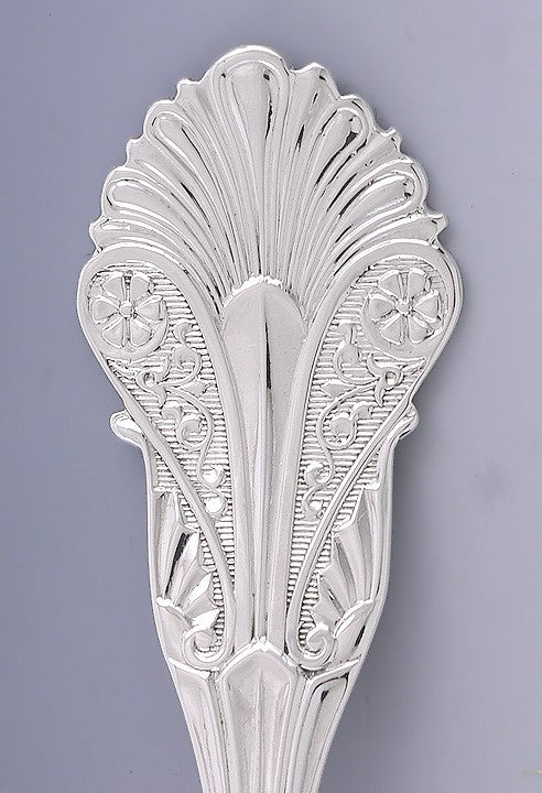 Sine Set 3 Shiebler Sterling Silver Corinthian Serving Spoons w/ Old Marks