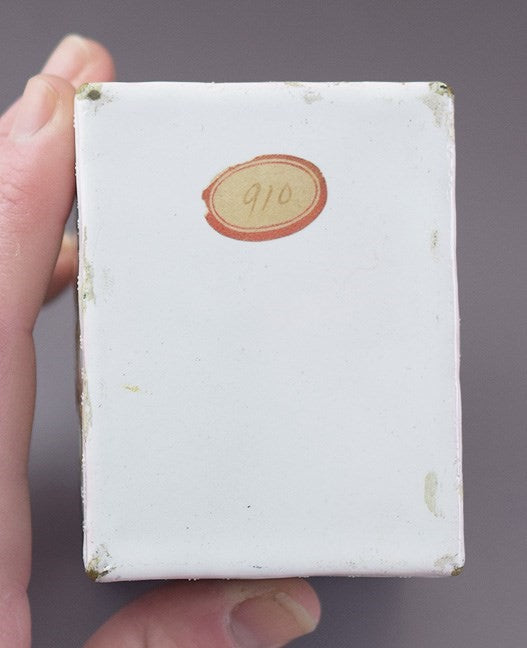 Rare South Staffordshire Enamel Tea Caddy c1770