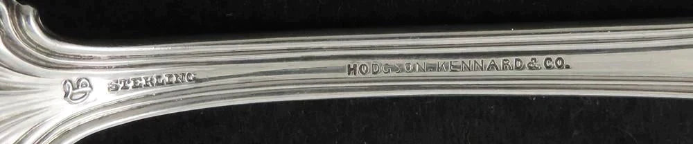 Antique Sterling Silver Durgin Wellington Asparagus Serving Fork 9 1/4" NO MONO