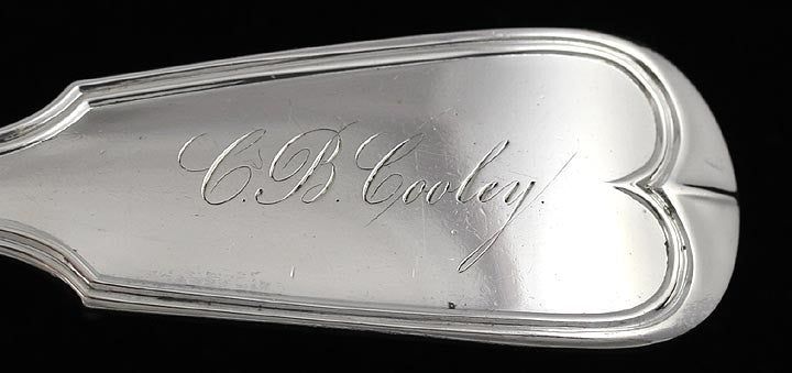 5 Gurnee 1830 New York Coin Silver Dinner Forks