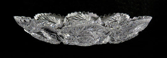 Classic ABP American Brilliant Period Cut Glass Dish or Shallow Bowl