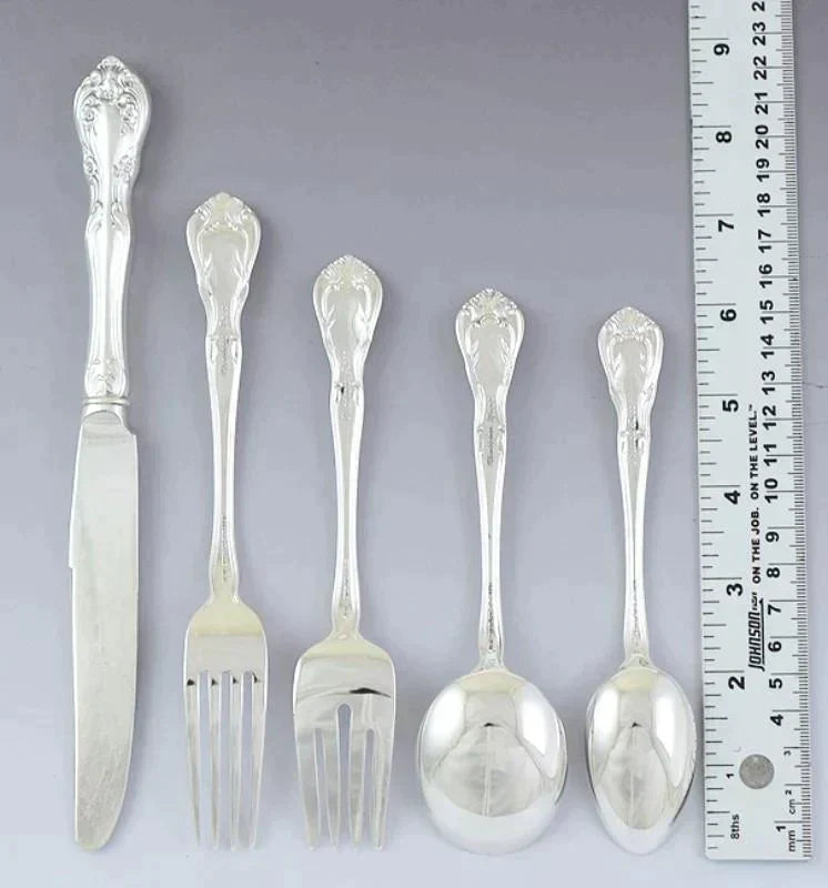 Nice Alvin 36pc Chateau Rose Flatware Set Service for 6