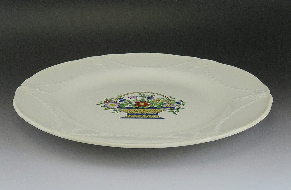 11 Antique Minton England Porcelain Basket of Flowers Lunch Salad Plates 9"