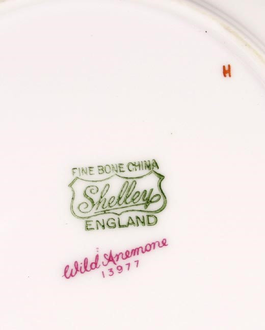 8 Shelley Bone China Wild Anemone Salad Soup Bowls