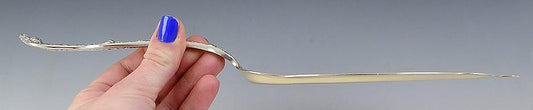 Antique Early 1900s Reed Barton Les Cinq Fleurs Fish/Pie/Pastry Server