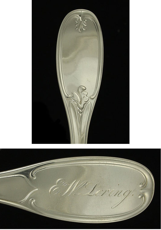 12 Jones Ball & Poor Coin Silver Olive Pattern Forks