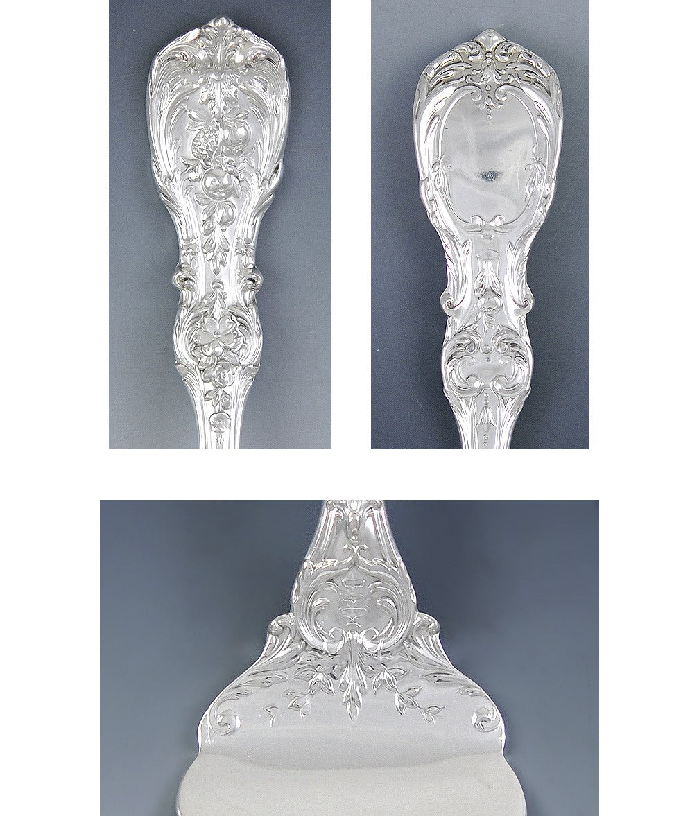 Large Sterling Silver Reed & Barton Francis I Serving Fork NO MONO