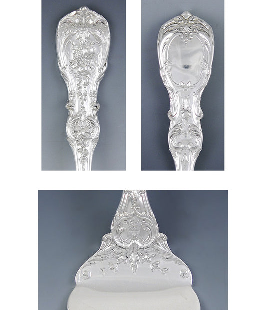 Large Sterling Silver Reed & Barton Francis I Serving Fork NO MONO