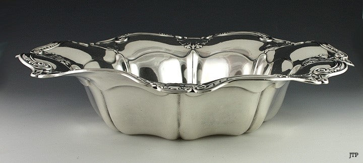 Huge Gorham Sterling Art Nouveau Centerpiece Bowl