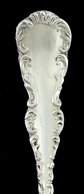 6 Roden Bros Louis XV Pattern Sterling Demitasse Spoons