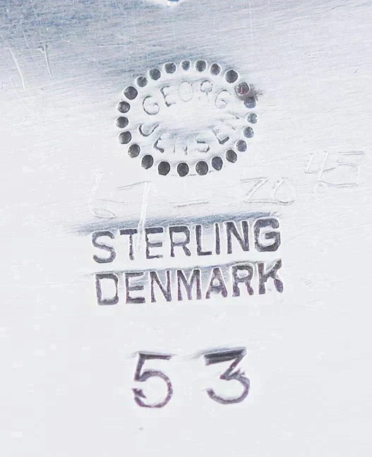 Charming Georg Jensen Sterling Silver Bird Pin / Brooch 53