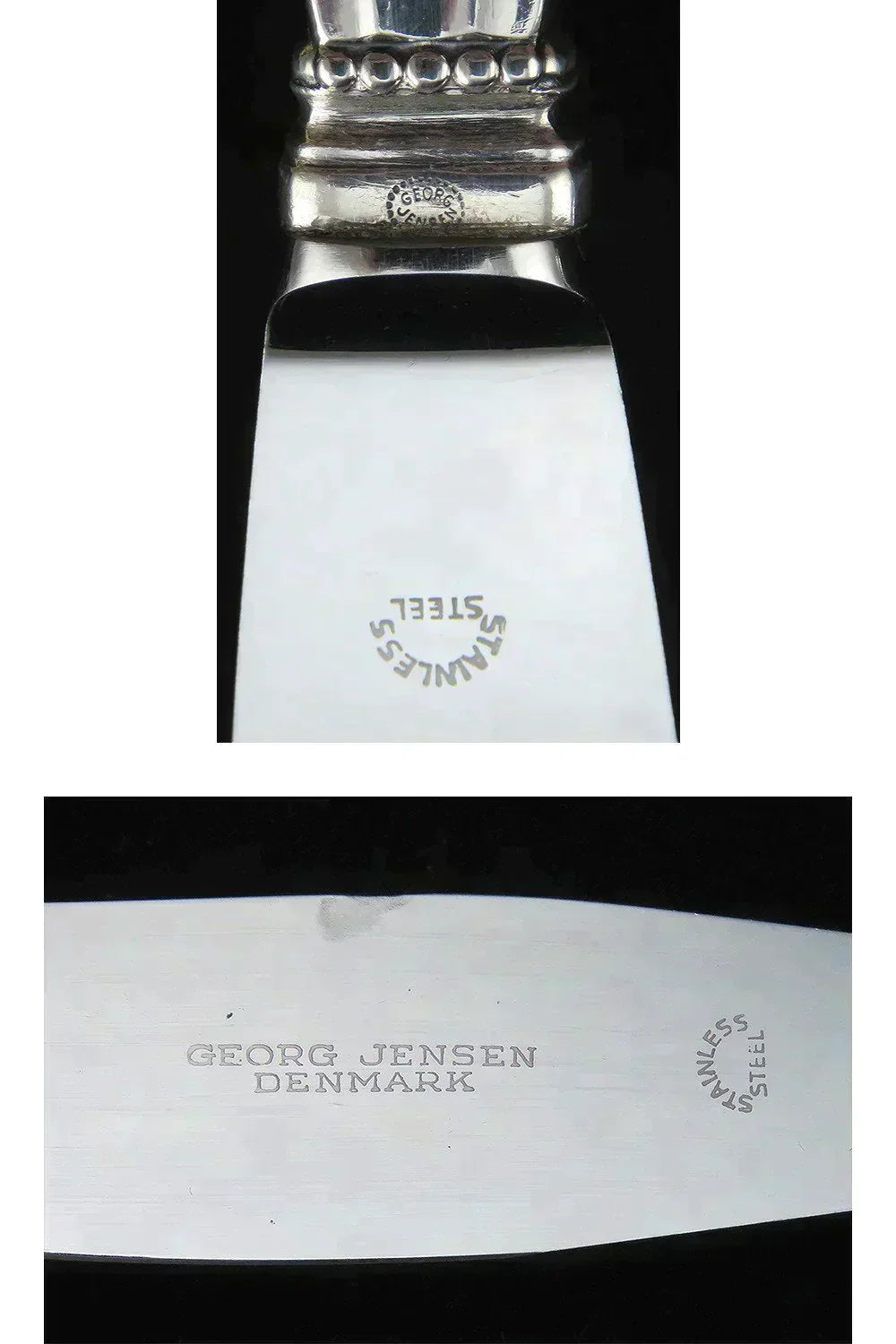 Georg Jensen Danish Sterling Silver 63pc Acorn Flatware Set No Monos