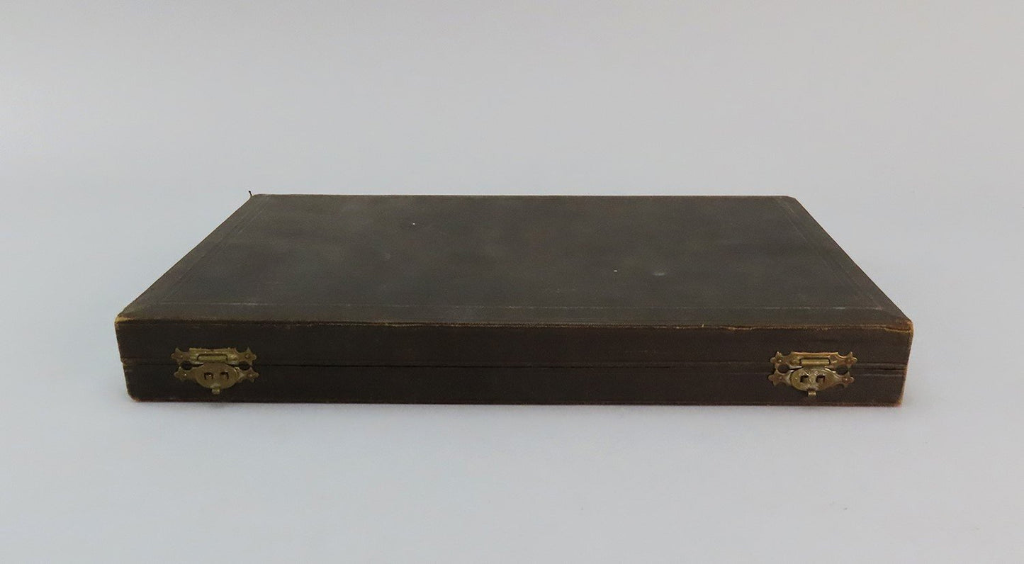 Beautiful Set 4 Silver Handled Servers Turn of the Century w/ Original Box