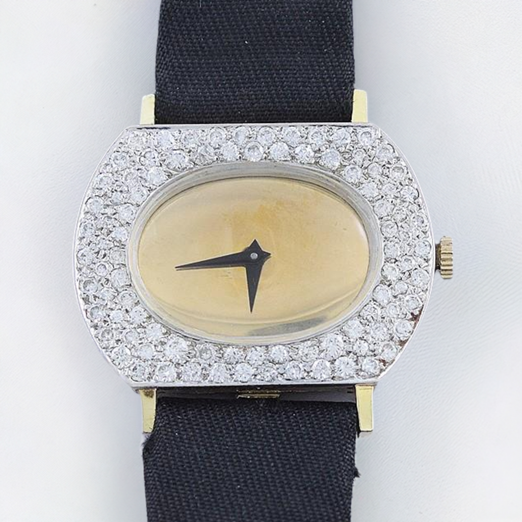 Fabulous Women's 14k Gold & ~1.75ct Diamond Angelus / Ebel Wristwatch