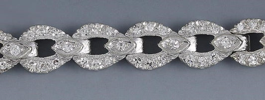 Hamilton Platinum 14k Gold Platinum & Diamond Ladies’ Wristwatch