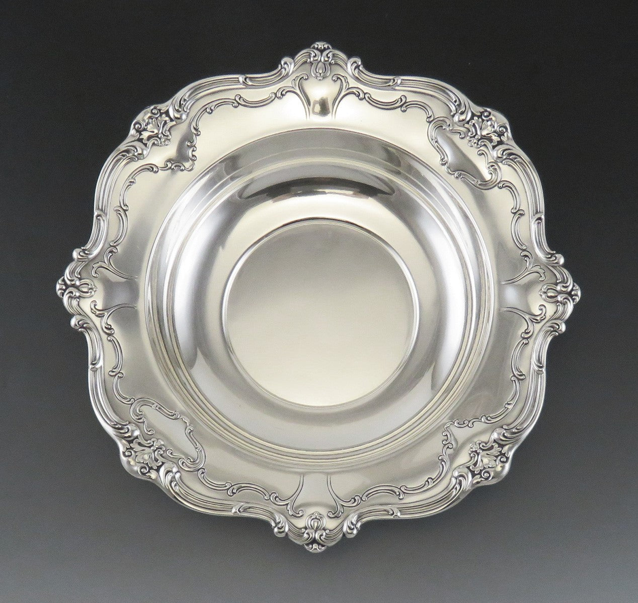 VTG 1951 Sterling Silver Gorham Serving/Fruit/Centerpiece Bowl NO MONO 10 1/2"