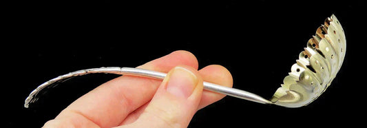 Antique Gorham Grecian Sterling Silver Gold Pierced Bowl Berry Strainer Ladle