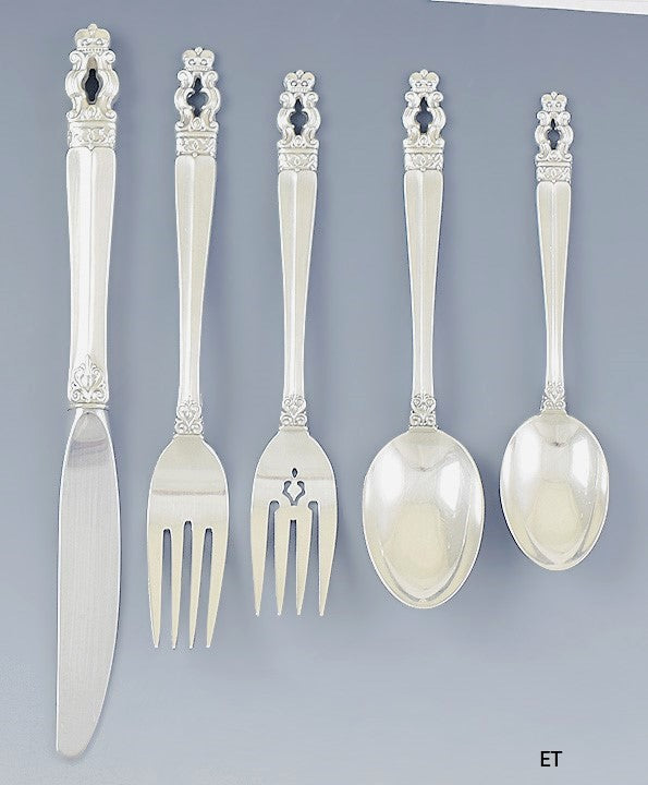 Gorham Sterling Silver Hispana-Sovereign 42pc Flatware Set Service for 8