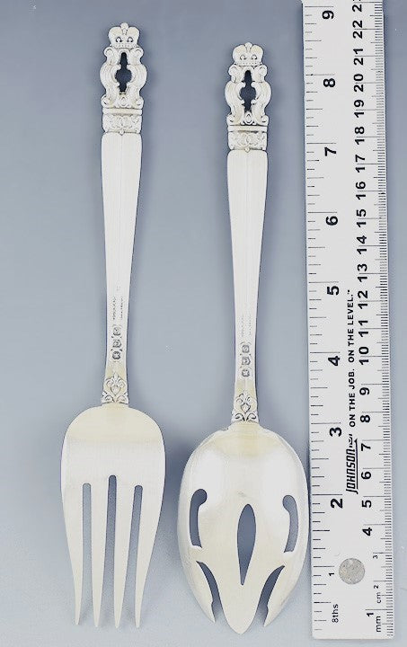 Gorham Sterling Silver Hispana-Sovereign 42pc Flatware Set Service for 8