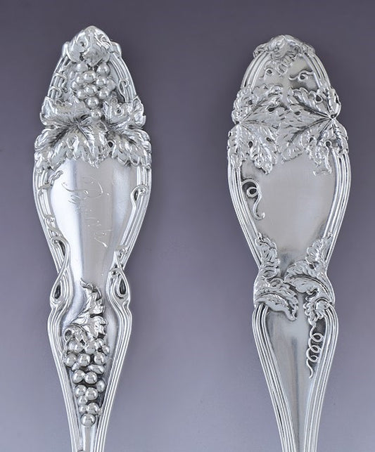 3 International Cloeta 1905 Sterling Silver Place or Dessert Spoons