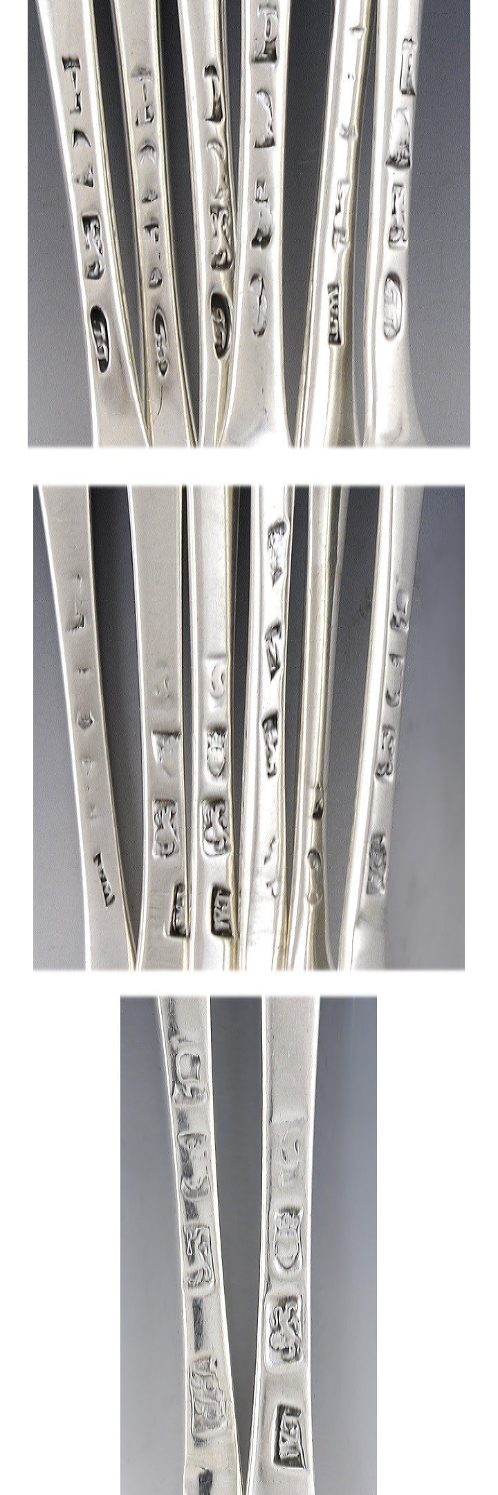 12 Fine English 1700s 18thc Queen Anne Rattail Soup or Teaspoons w Wolf Crest