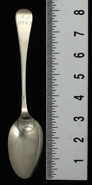 Antique 1797 Continental European Silver Place Spoon