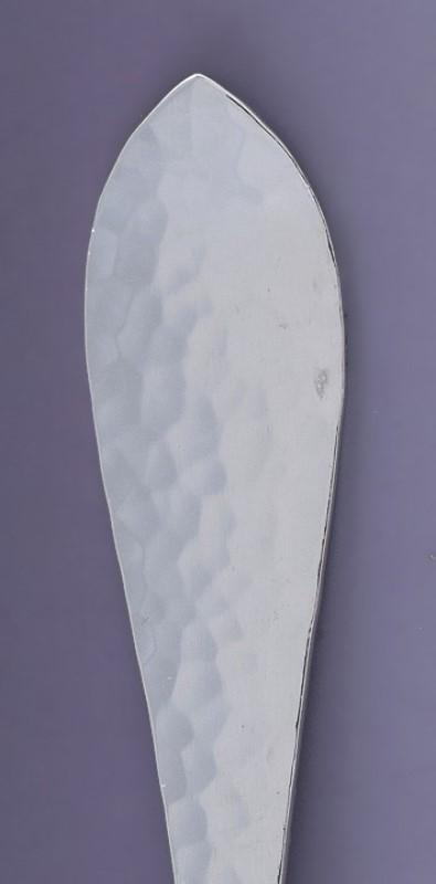 Fab Set 7 International Sterling Silver Salad Forks Van Dyke Hammered Pattern