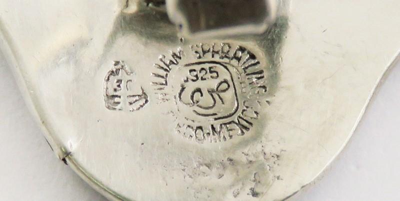 Unique Pair Mexican Sterling Silver William Spratling Cufflinks