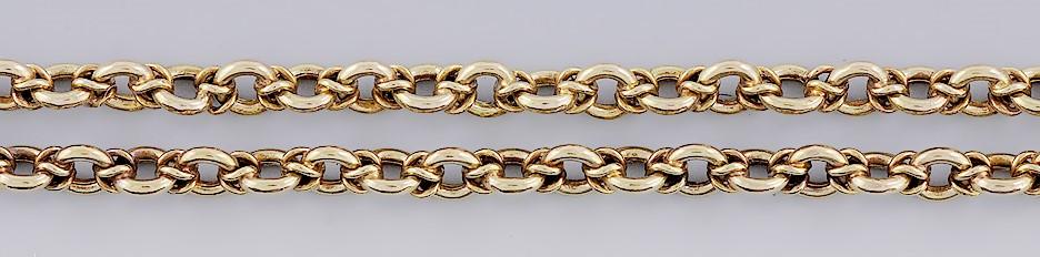 Gorgeous c1900 14k Rose Gold Chain w/Opal & Pearl Heart Slider