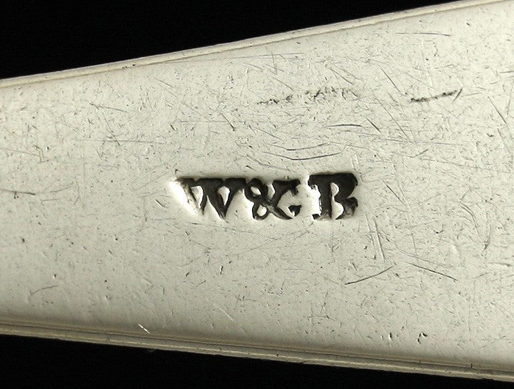 3 American Coin Silver Coffin End Spoons Ward & Bartholomew