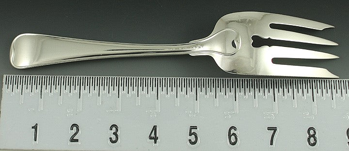 Antique Gorham Old French 1904 Sterling Silver Serving Fork