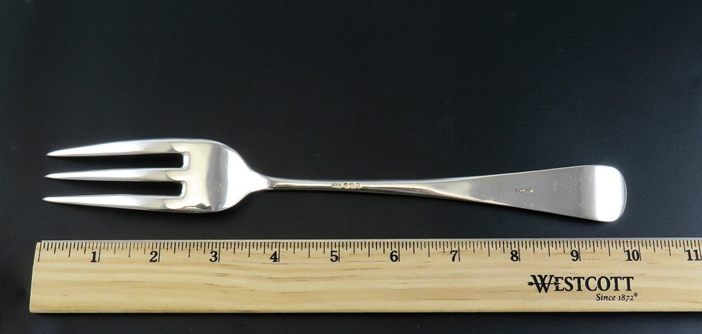 Fab VTG English Sterling Silver 68pc Rattail Queen Anne Hanoverian Flatware Set