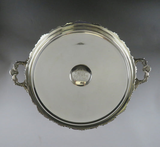 Antique Tiffany Sterling Silver Large Fruit Centerpiece Pedestal Bowl 15 1/2"