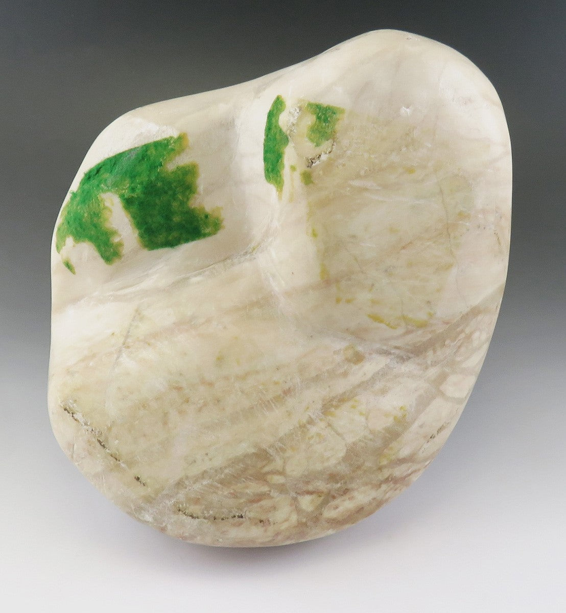 Alabaster Carving of Native American Mother and Babies by Robert Garcia Signed