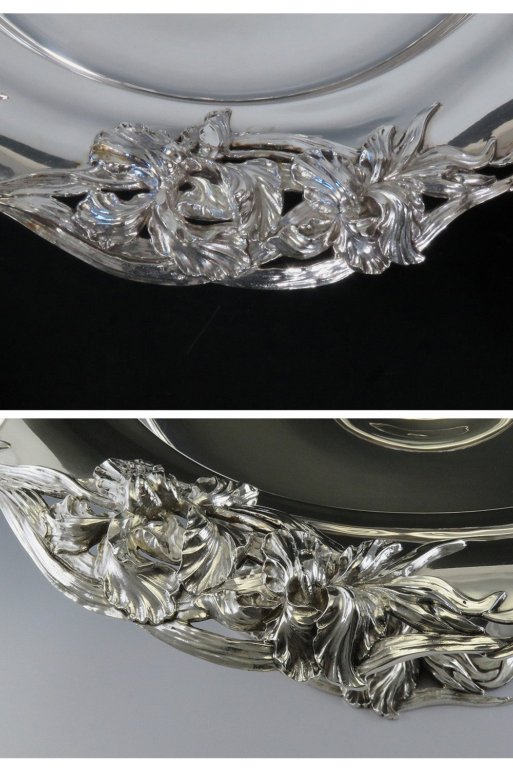 Antique Art Nouveau Redlich Sterling Silver 3 Tazzas Compotes 1 Large 2 Medium