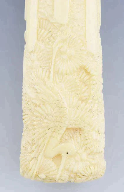 Lovely late 1800s/early 1900s 14k Gold & Silver Birds w/ Flowers Earrings